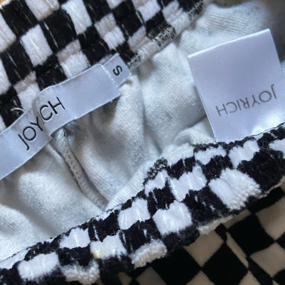 JOYRICH, culottes . Checkered black and white. Size small - Picture 3 of 3